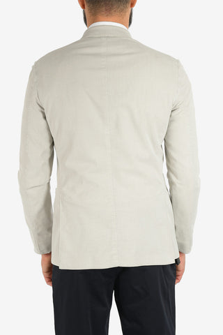 ZZEGNA 3 Button Blazer with Patch Pockets