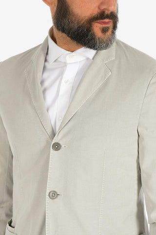 ZZEGNA 3 Button Blazer with Patch Pockets