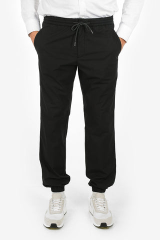 ZZEGNA Stretch Cotton Joggers With Welt Pockets