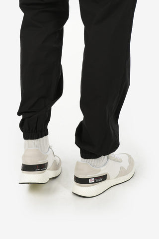 ZZEGNA Stretch Cotton Joggers With Welt Pockets