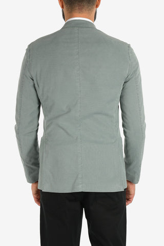 ZZEGNA 3 Button Blazer with Patch Pockets
