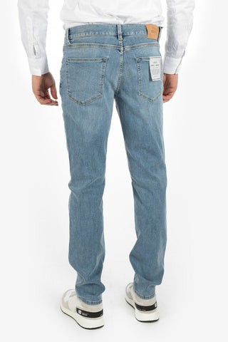 ZZEGNA Stretch Cotton Skinny Fit Jeans with Belt Loops 16 cm