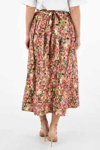 High Waist MELVILLE PARACHUTE Skirt with Belt 