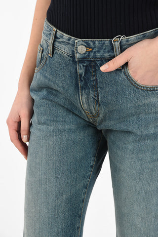 MM6 Stonewashed boyfriend Jeans