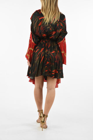 Printed Silk Unstructured Dress