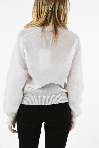 Lurex V Neck Sweater