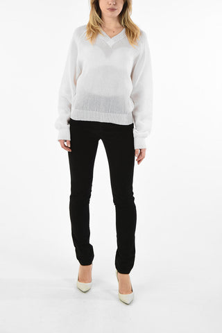 Lurex V Neck Sweater