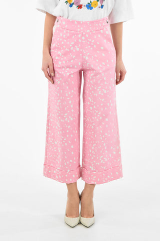 Cropped Wide Leg Jeans