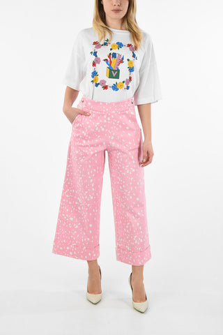 Cropped Wide Leg Jeans