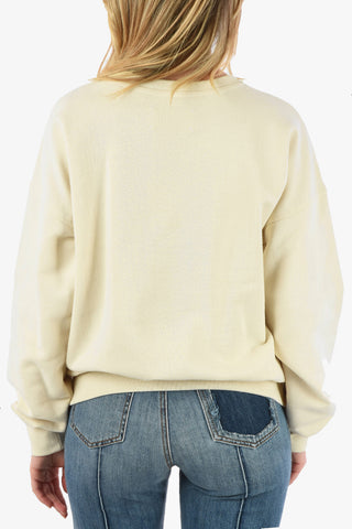 MM1 Embroidery Crew-Neck Sweatshirt