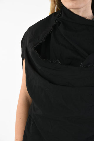 Unstructured Blouse with Back Zip Closure