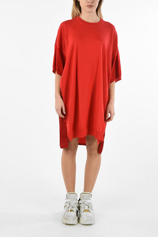 MM6 Side Split knit Tunic Dress