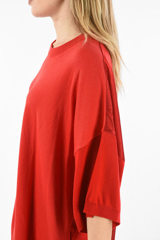 MM6 Side Split knit Tunic Dress