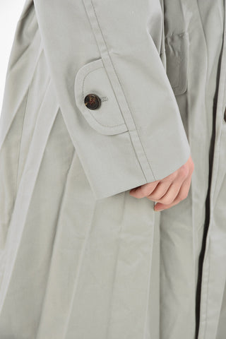 MM0 Pleats Waterproof Trench