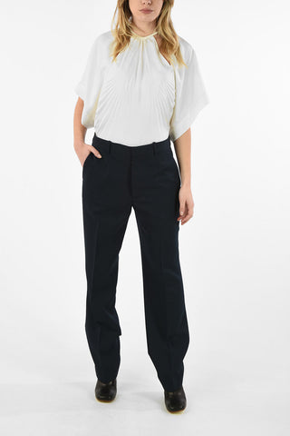 MM0 High Waist Single Pleat Pants