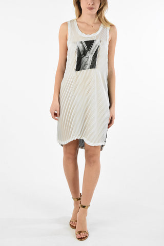Asymmetrical NADJA A-line Dress with Printed Application