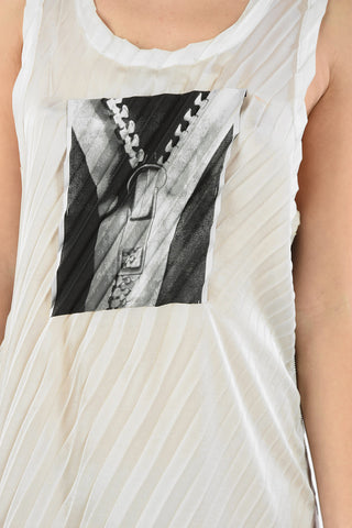 Asymmetrical NADJA A-line Dress with Printed Application