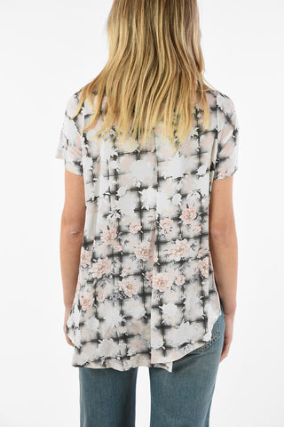 MM6 Floral-Print Top