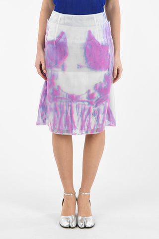 MM0 Tye Dye Skirt With Back Zip Closure