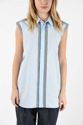 MM4 Camicia popeline senza manica