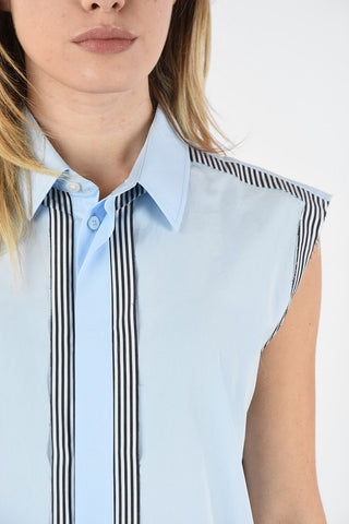 MM4 Camicia popeline senza manica