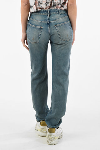 MM6 Vintage effect Stonewashed Wide Jeans