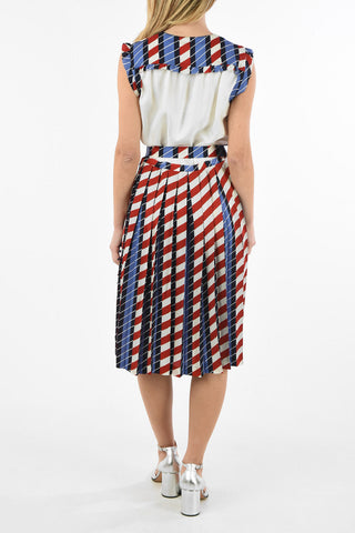 mm0 Belt accordion Dress