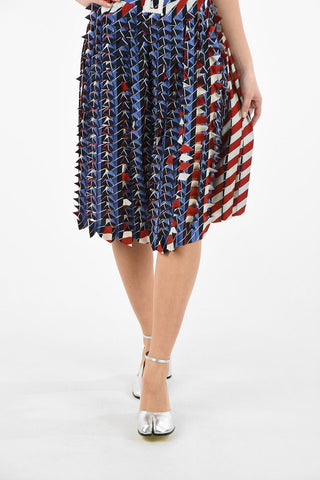 mm0 Belt accordion Dress