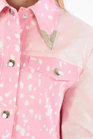 Strech Denim FERRARA  Jacket with Snap Buttons