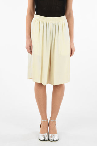 MM6 Drawstring waist Flared Shorts