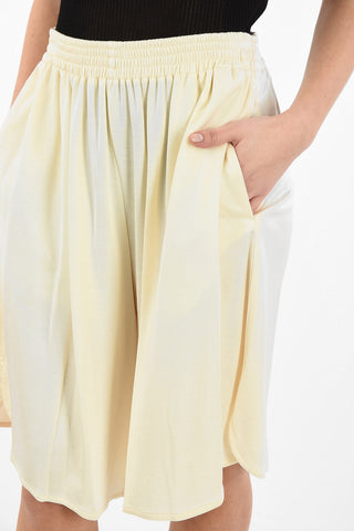 MM6 Drawstring waist Flared Shorts