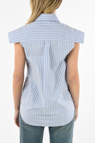 MM6 Sleeveless Striped Shirt