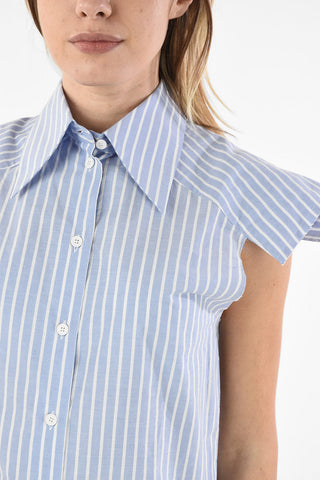 MM6 Sleeveless Striped Shirt