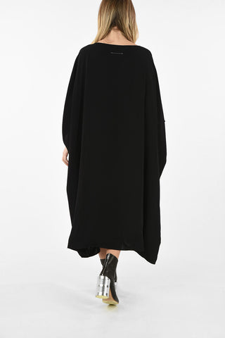 MM6 Oversize maxi Asymmetrical Tunic Dress