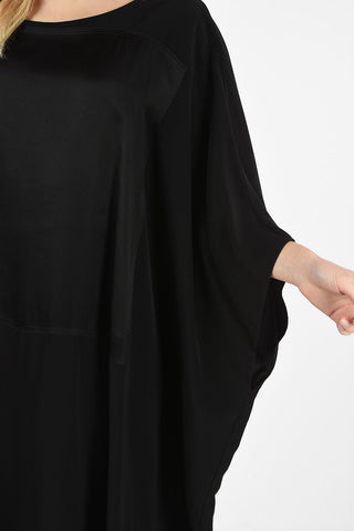 MM6 Oversize maxi Asymmetrical Tunic Dress
