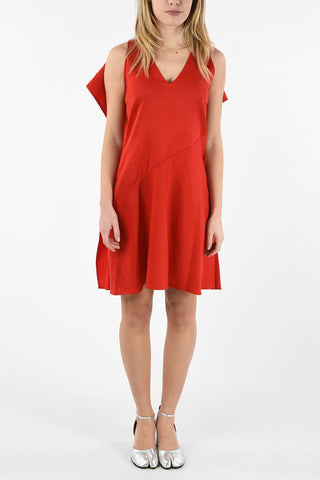 MM6 Asymmetrical a-line dress