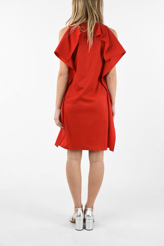 MM6 Asymmetrical a-line dress
