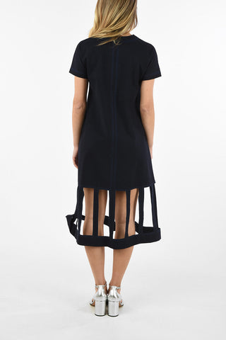 MM1 Cut Out Tunic Dress with Zip Back Closure