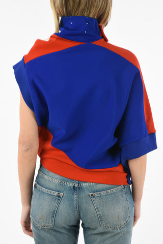 MM1 Turtleneck Asymmetrical Sweatshirt