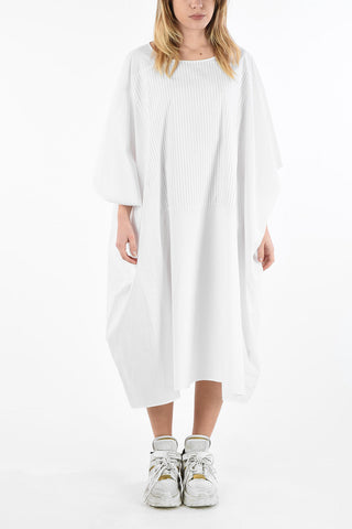 MM6 Striped Detail Oversize Maxi Caftan Dress