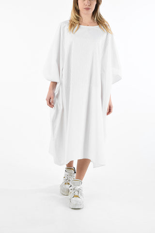 MM6 Striped Detail Oversize Maxi Caftan Dress