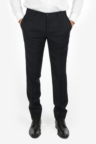 center vent peak lapel houndstooth drop 8R CERIM.ACADEMY tuxedo