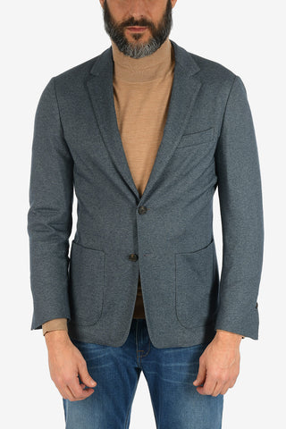ID blazer in seta e in cashmere drop 7R due spacchi 2 bottoni