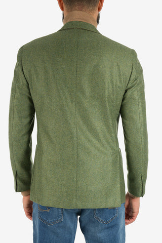 giacca a 3 bottoni SARTORIA in cashmere e mohair drop 7R due spacchi