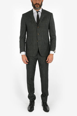 plaid ACADEMY 3-button suit