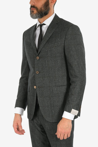 plaid ACADEMY 3-button suit