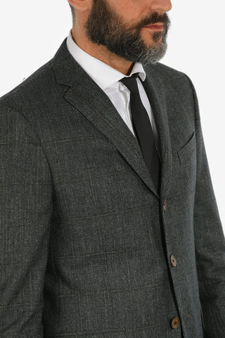plaid ACADEMY 3-button suit