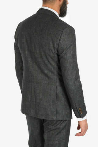 plaid ACADEMY 3-button suit