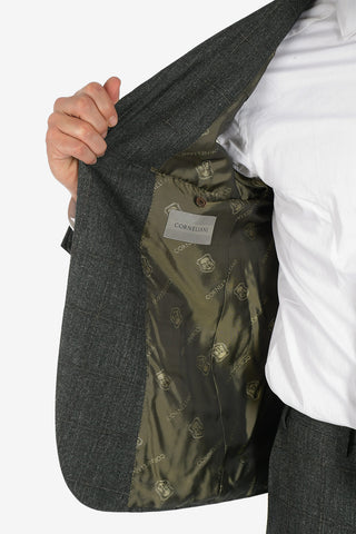 plaid ACADEMY 3-button suit