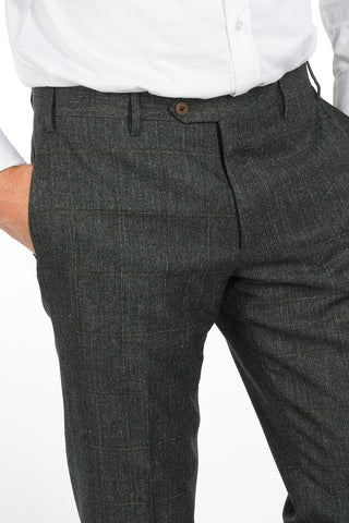plaid ACADEMY 3-button suit